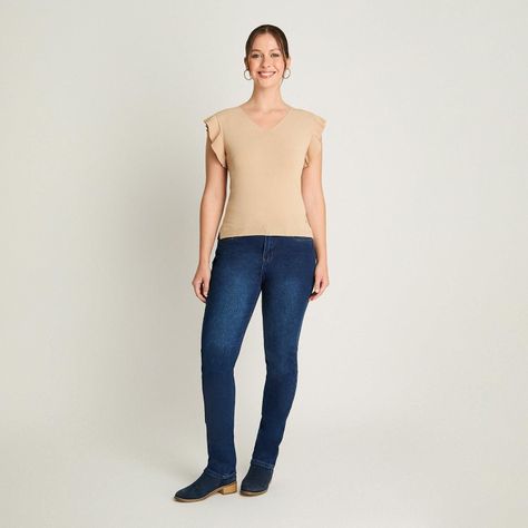 Polera Manga Corta Lanilla Beige-3