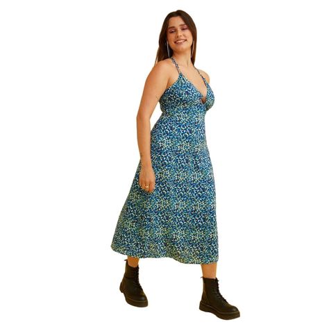 Vestido Cut Out Con Argolla-0