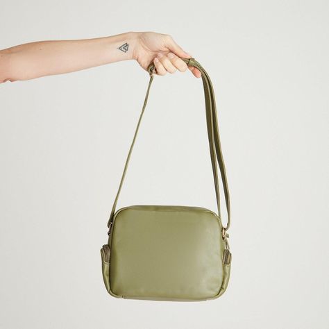 Cartera Eco Cuero Verde Contraste-1