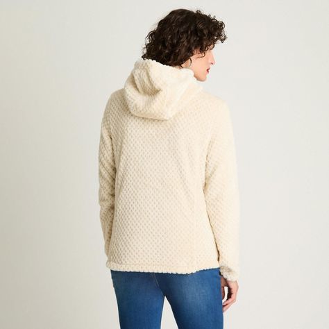Polerón Manga Larga Polar Waffle Beige-1