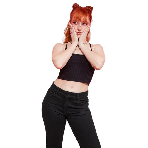 Polera Crop Pabilo Negra-0