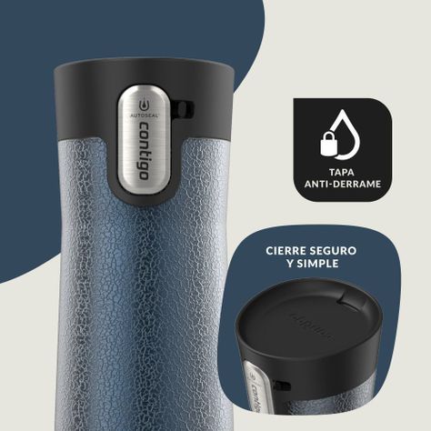 Vaso Térmico West Loop Azul AUTOSEAL ® Contigo® 473 ml-4