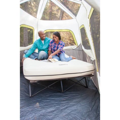 Colchon Coleman Inflable Queen + Catre-5