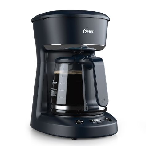 Cafetera programable Oster® 12 tazas negra con auto apagado BVSTDCP12B-0