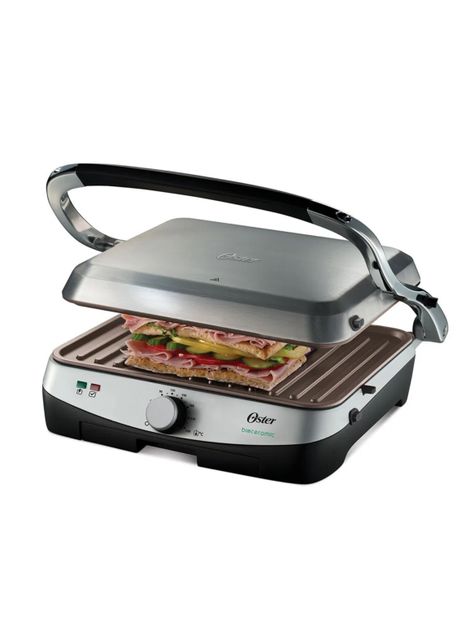 Parrilla y panini Oster® revestimiento Bioceramic® CKSTPA4881-0