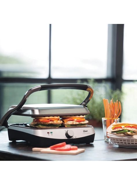 Parrilla y panini Oster® revestimiento Bioceramic® CKSTPA4881-5