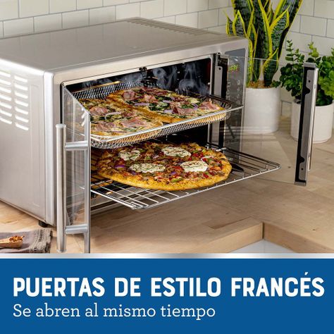 Horno Digital freidora de aire 42 Lt y Puertas Francesas TSSTTVFDDAFNS-2