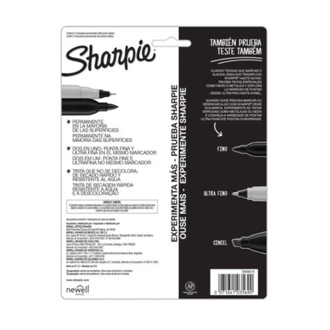 Set 8 Marcadores Sharpie Doble Punta Surtidos-1