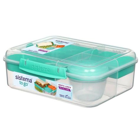 Contenedor Con Pote Para Yogurt Sistema Bento To Go 1.65 L-0