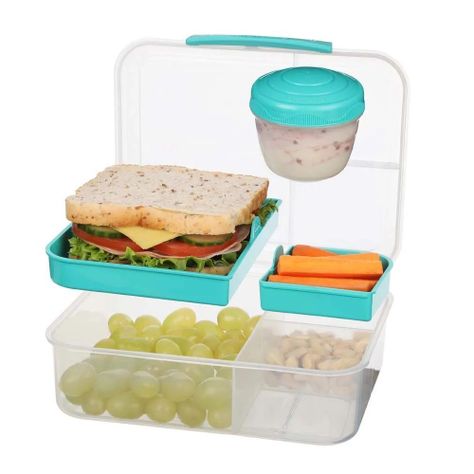 Contenedor Con Pote Para Yogurt Sistema Bento To Go 1.65 L-2