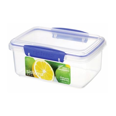 Contenedor Hermético Rectangular Klip It Sistema de 1 L-1