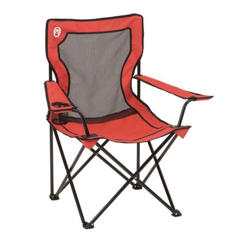 Silla Plegable Quad Mesh Coleman® Rojo-0