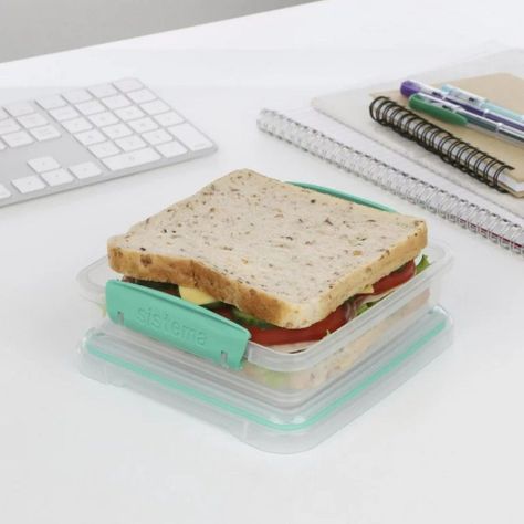 Contenedor Hermético Sistema To Go Para Sandwich de 450 ml-6
