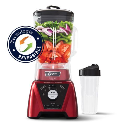 Licuadora Xpert Series™ roja control de textura y Blend N Go BLST3BRPG-0