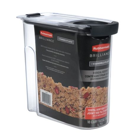 Contenedor Hermético para Cereales Rubbermaid Brilliance 4.25 Lt-1