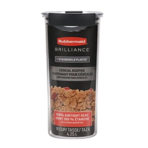 Contenedor Hermético para Cereales Rubbermaid Brilliance 4.25 Lt-2