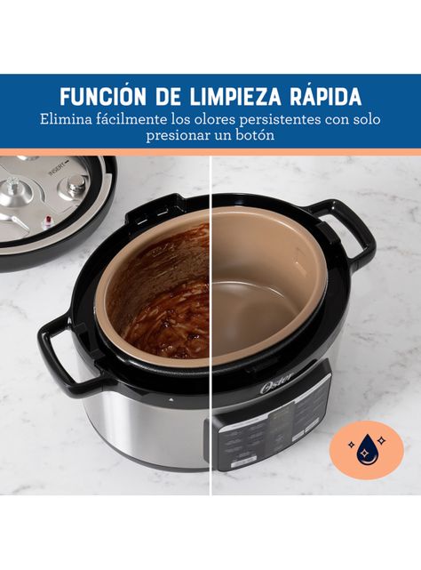 Multi-olla rápida ovalada 5.7 lt con 15 funciones Oster® CKSTPCECOV57-3