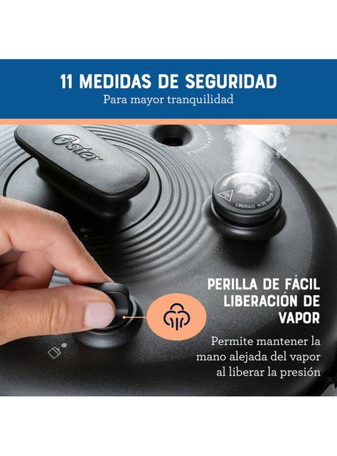 Multi-olla rápida ovalada 5.7 lt con 15 funciones Oster® CKSTPCECOV57-1