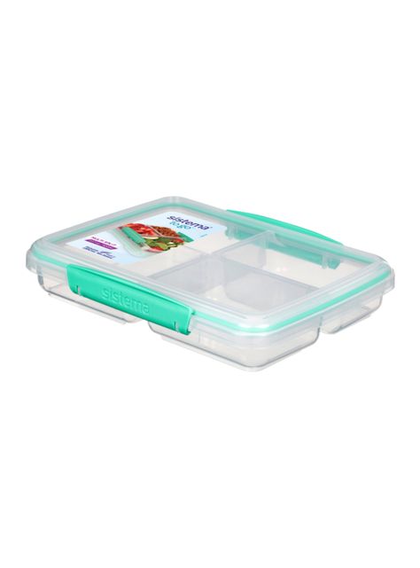 Contenedor Herméticos 3 Compartimientos Sistema To Go 820 ml-0