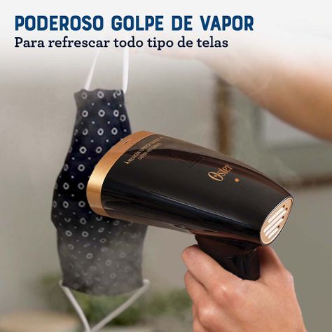 Plancha a vapor vertical de mano plegable Oster® Negro GCSTFS300-4
