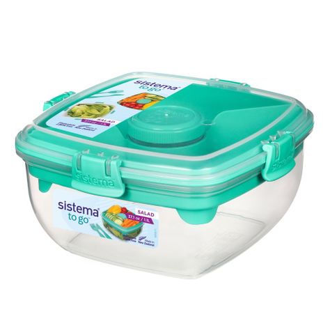 Contenedor Hermético Para Ensalada Sistema To Go de 1.1 L-0