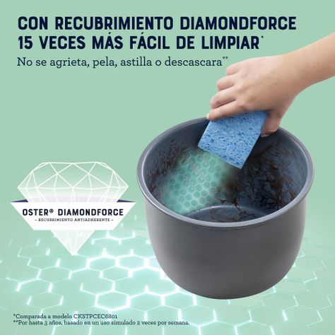 Multiolla Turbo Oster DiamondForce 5.7 Lt 14 Funciones CKSTPCECT57DF-5