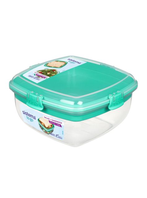 Contenedor Para Ensalada + Sandwich Sistema To Go de 1.63 L-0