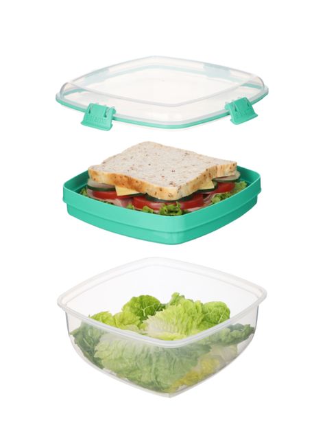 Contenedor Para Ensalada + Sandwich Sistema To Go de 1.63 L-2