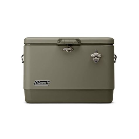Cooler Coleman Reunion Capacidad 54 Qt / 51 Lt Verde Musgo-0