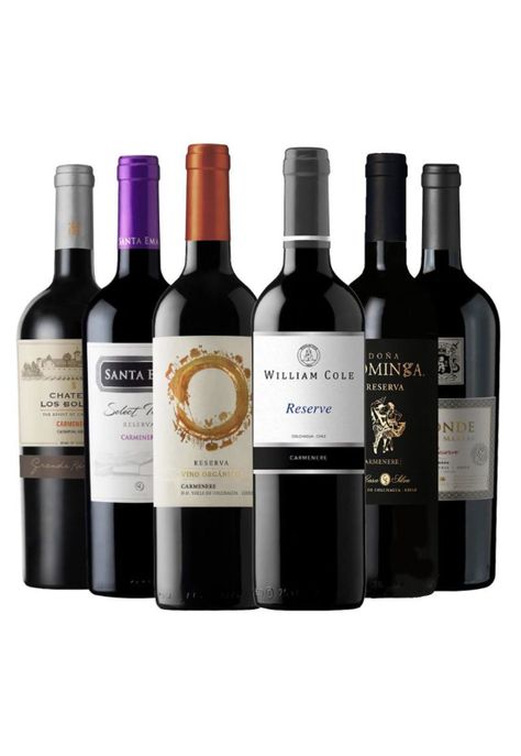 6 Vinos Mix Plus Reserva Carmenere-0