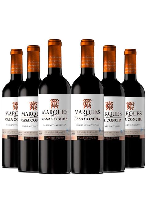 6 Vinos Marques De Casa Concha Cabernet Sauvignon-0