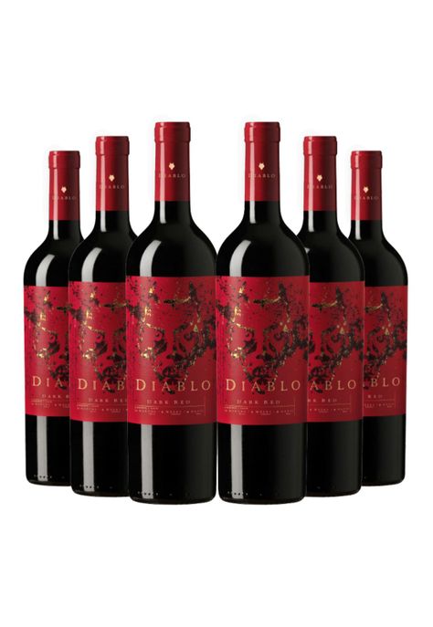 6 Vinos Diablo Dark Red, Ensamblaje 750ml-0