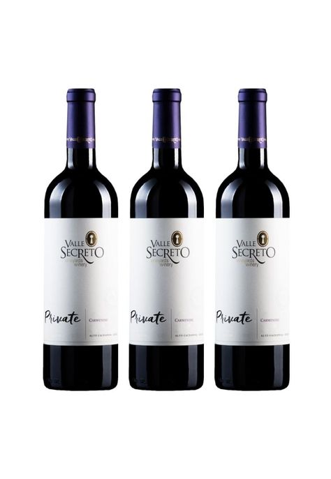 3 Vinos Valle Secreto Private Carmenere-0
