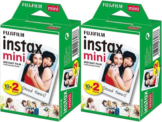 SET COMPLETO CÁMARA FUJIFILM INSTAX MINI 12 LILA +40 PELÍCULAS +ACCESORIOS-3