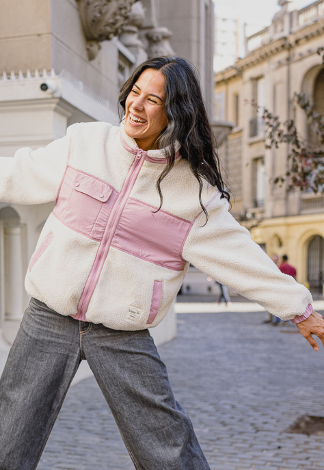 Polar Sherpa Mujer Wappy Pink -2