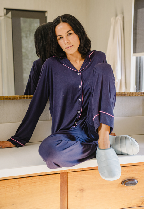 PIJAMA MUJER MUSA BLUE -2