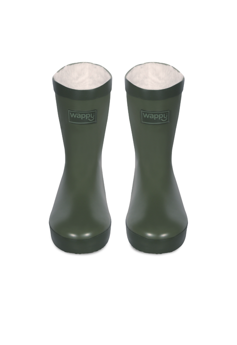 Bota de Agua Verde Militar Chiporro Interior, Unisex, Wappy-1