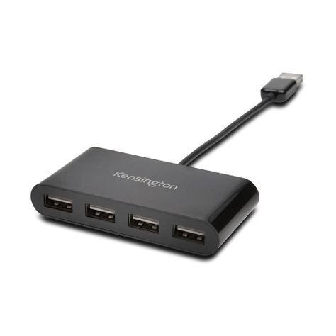 Hub Adaptador USB 2.0 - 4 Puertos Negro Kensington-0