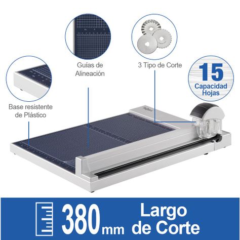 Guillotina New Smartcut 3 Cortes 1515P Rexel-2