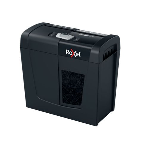 Trituradora Secure X6 P4 4X40mm/ 6 hjs /papelero 10 Lts 100 hojas-1