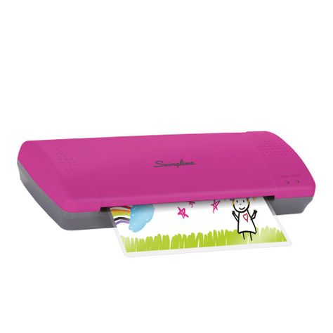 Plastificadora de Papel A4 Inspire Plus Rosa Swingline-0