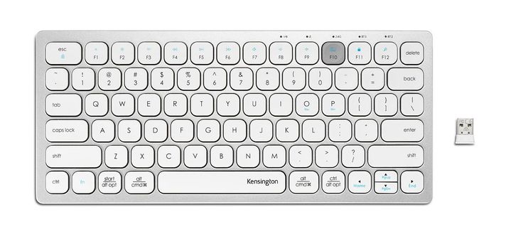 Teclado Inalámbrico Compacto 3 conexiones Blanco K75504ES-0