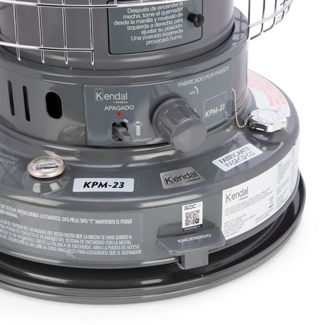 Estufa Parafina Kerosene Mecha Kendal Kpm-23 Gris-2