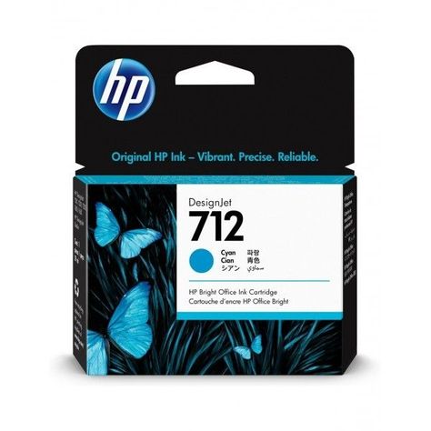 TINTA HP 712 29-ml Cyan Ink Cartridge T250/T650 3ED67A-0