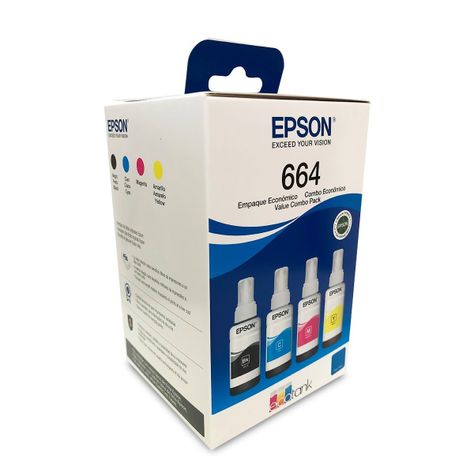 TINTA EPSON BOTELLA PACK 4 COLORES BK-C-M-Y L120-0
