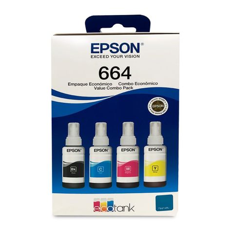 TINTA EPSON BOTELLA PACK 4 COLORES BK-C-M-Y L120-1