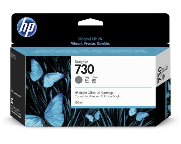 Tinta HP 730 130-ml Gris DesignJet-0