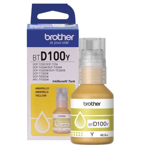 Tinta Brother BTD100Y Amarillo-0