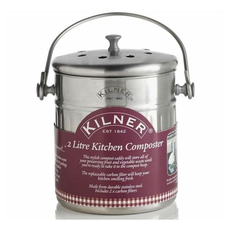 Compostera Kilner Acero Inoxidable 2 Lts-0