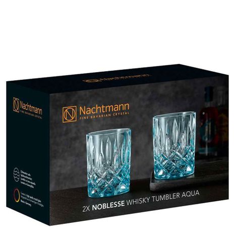 Set 2 vasos Noblesse Aqua Whisky-1
